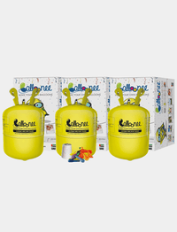 Balloonee Jumbo Disposable Helium Party Kit - Combo Pack of 3 - BIG FRENCHIES