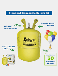 Balloonee Standard Disposable Helium Party Kit - BIG FRENCHIES