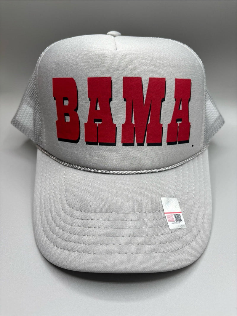 Bama Big Print Spellout Trucker Snapback Hat - BIG FRENCHIES