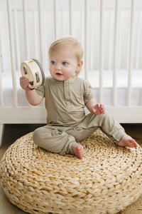 Bamboo Henley Romper - BIG FRENCHIES