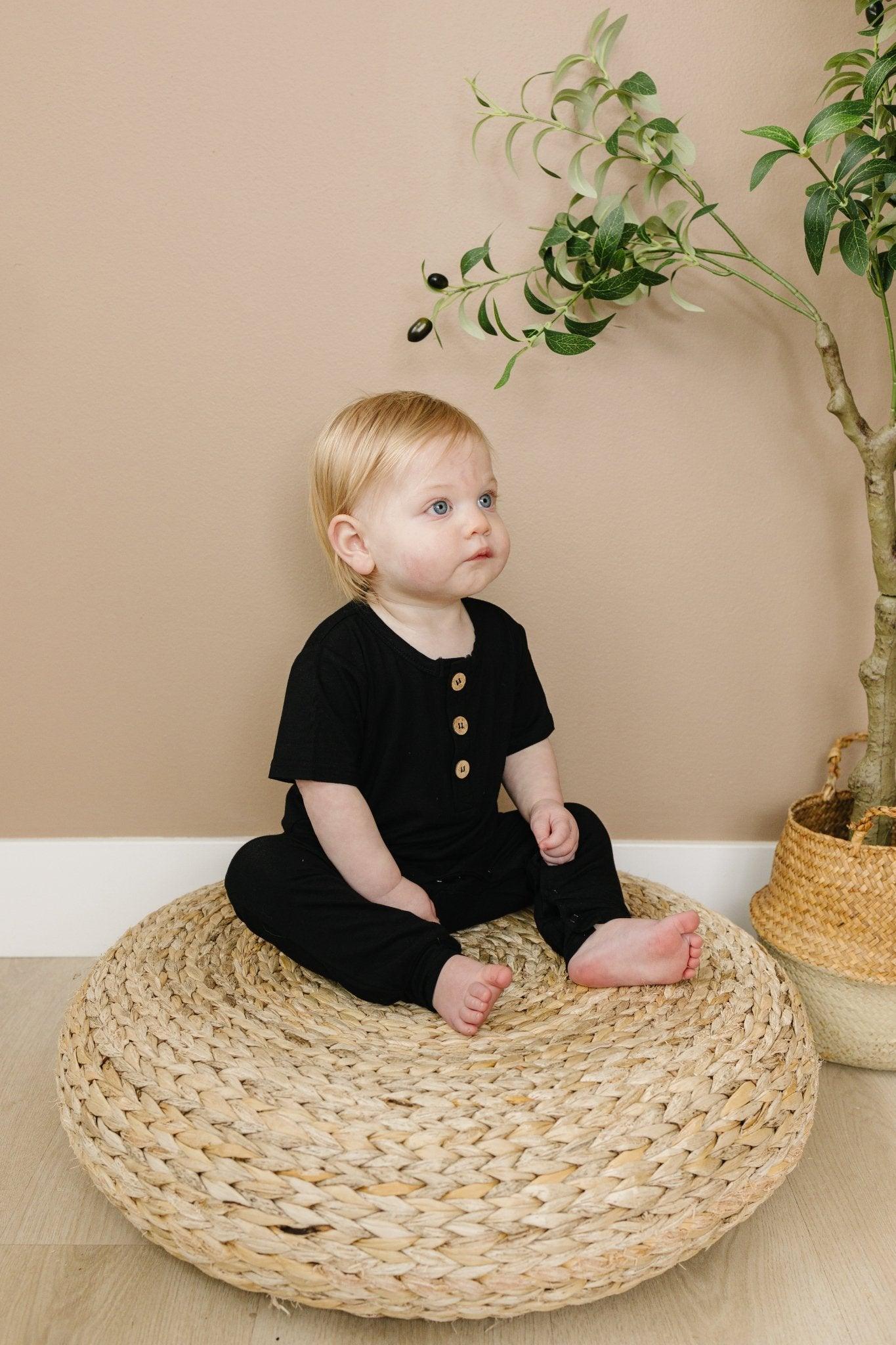 Bamboo Henley Romper - BIG FRENCHIES