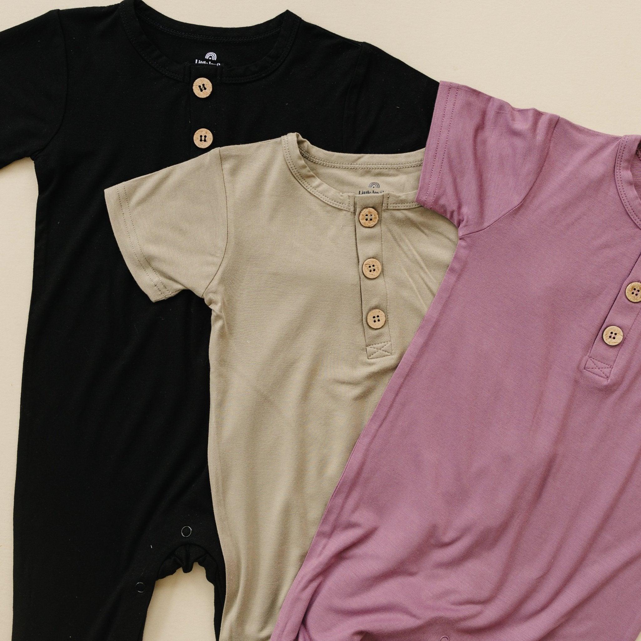 Bamboo Henley Romper - BIG FRENCHIES