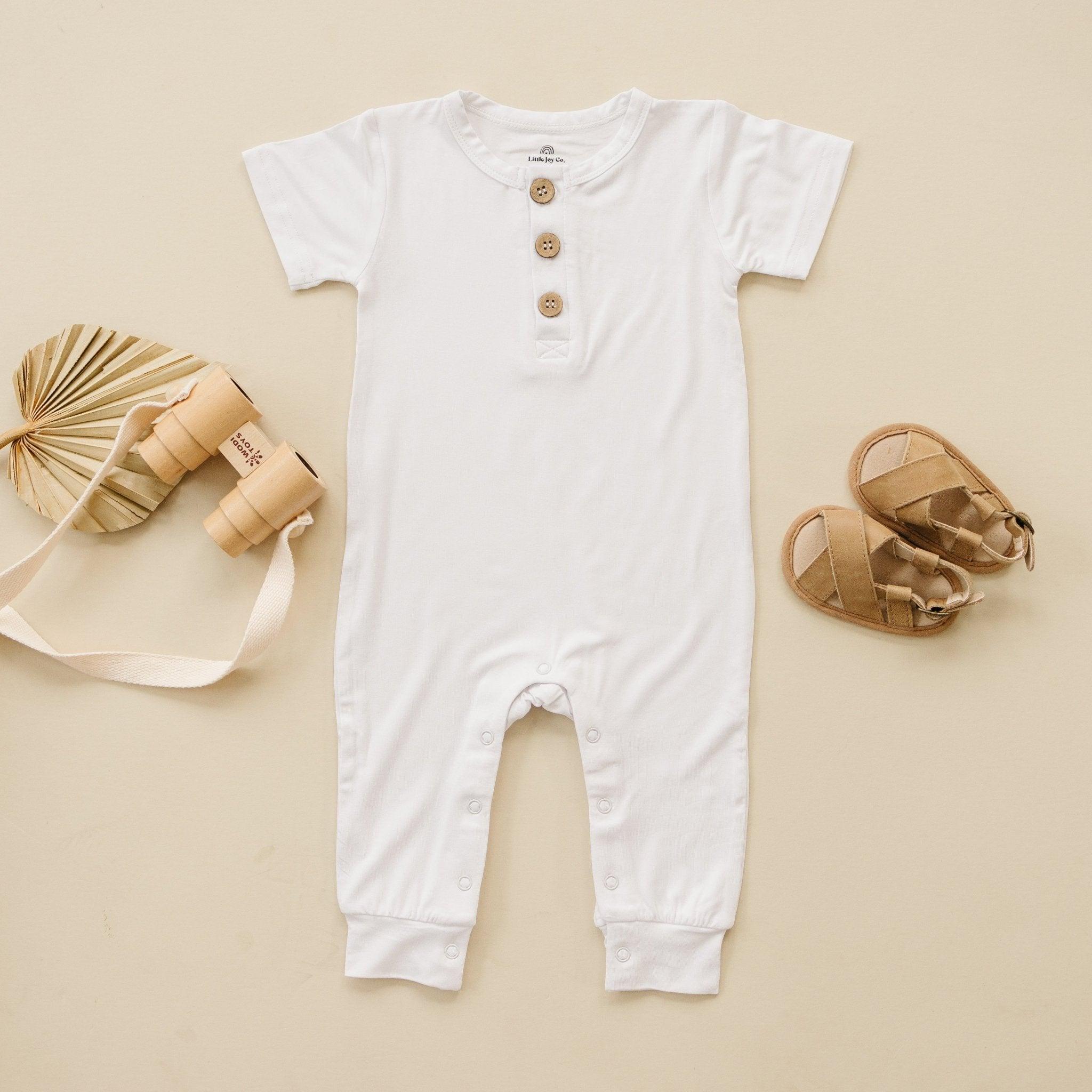 Bamboo Henley Romper - BIG FRENCHIES