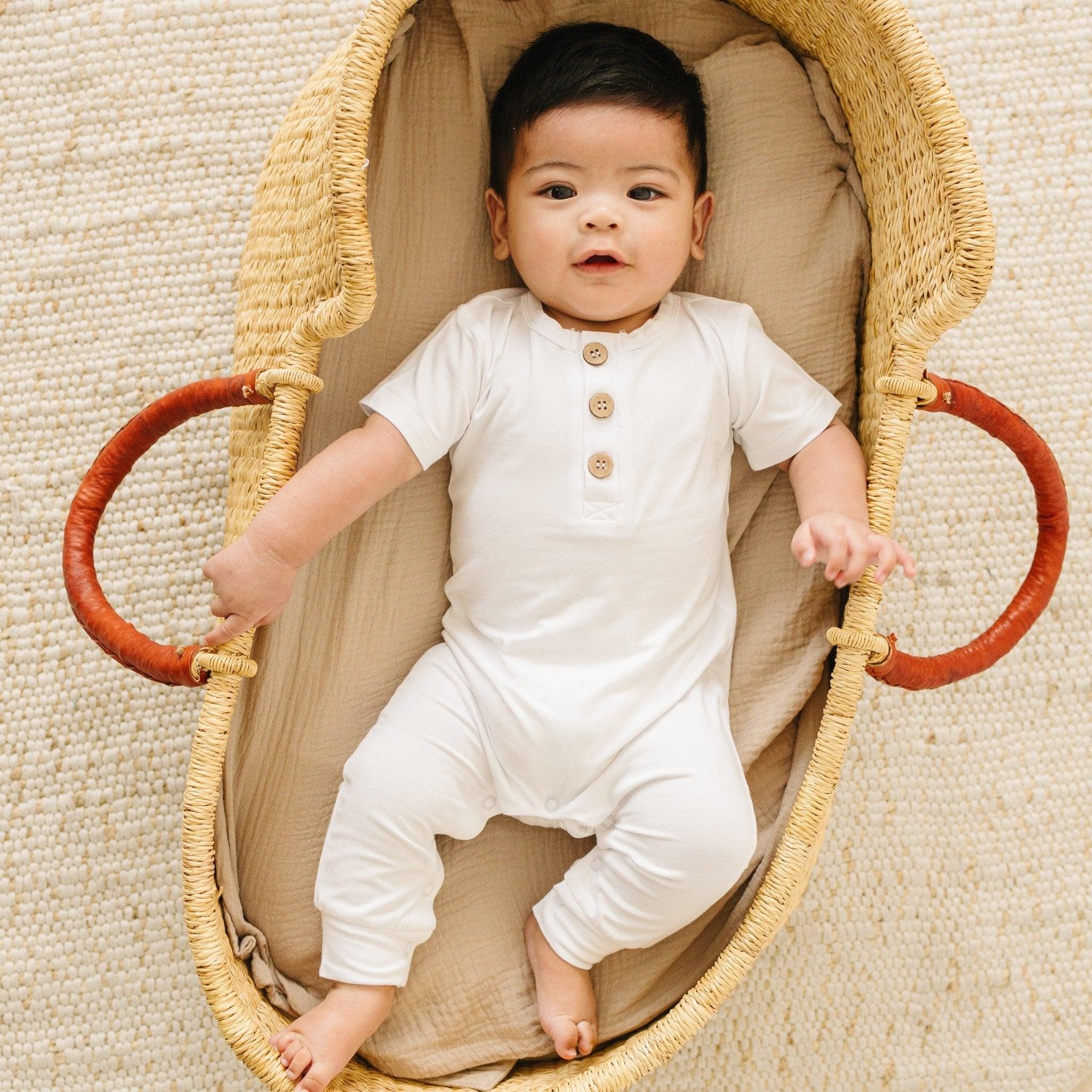 Bamboo Henley Romper - BIG FRENCHIES