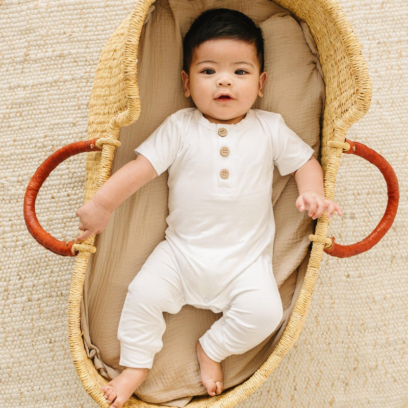 Bamboo Henley Romper - BIG FRENCHIES