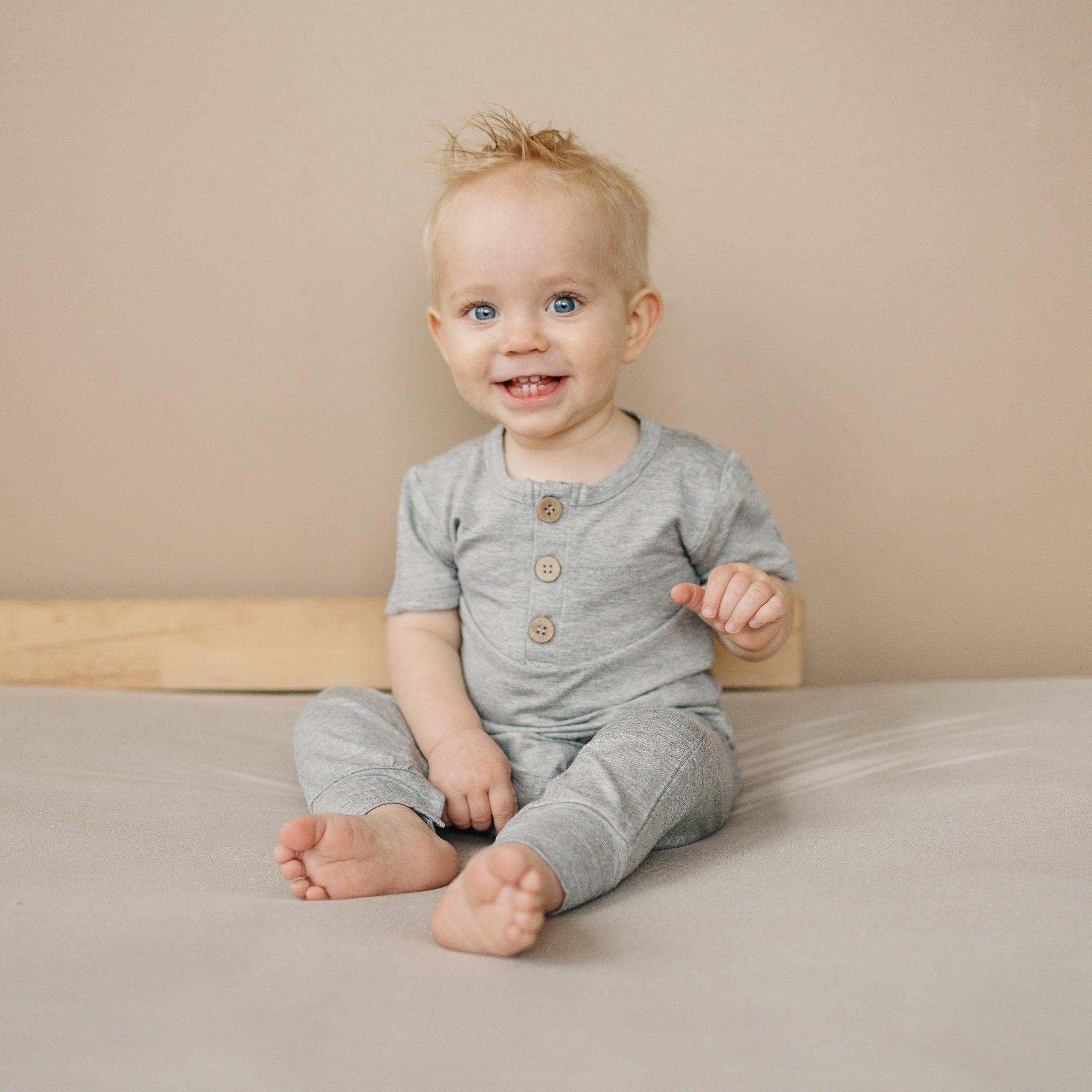 Bamboo Henley Romper - BIG FRENCHIES