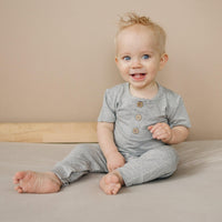 Bamboo Henley Romper - BIG FRENCHIES