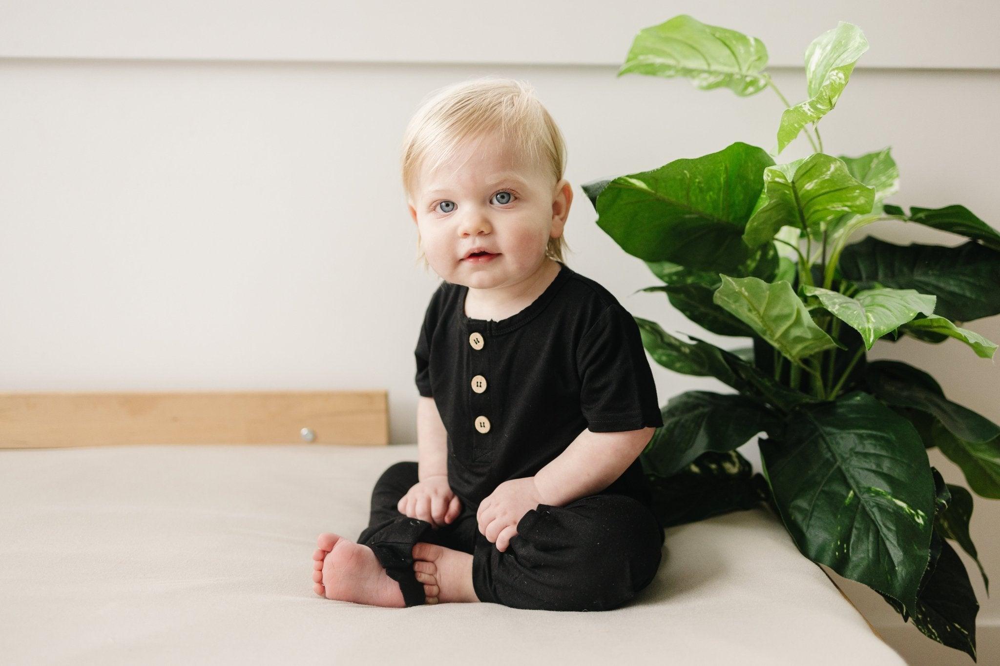 Bamboo Henley Romper - BIG FRENCHIES