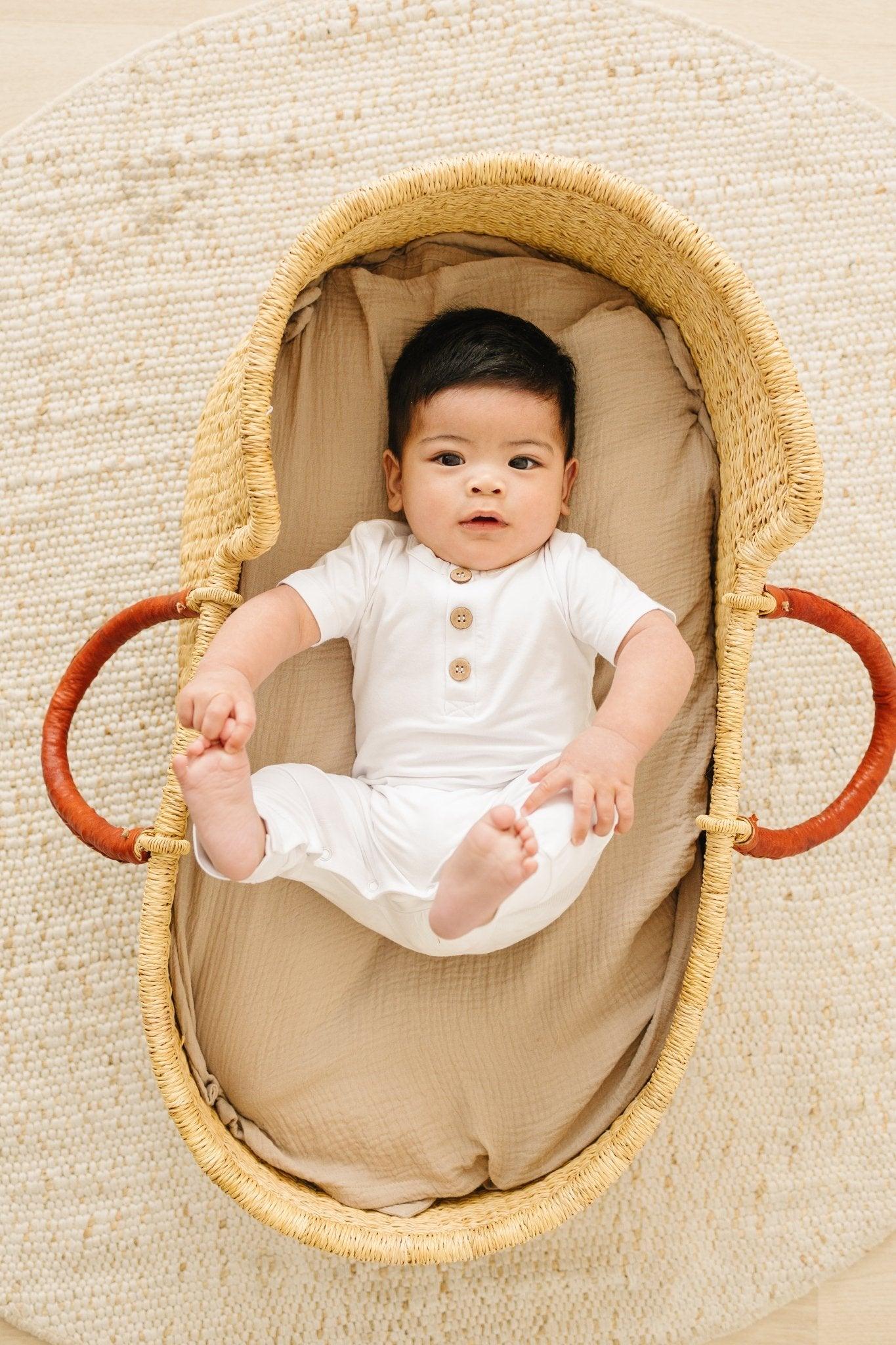 Bamboo Henley Romper - BIG FRENCHIES