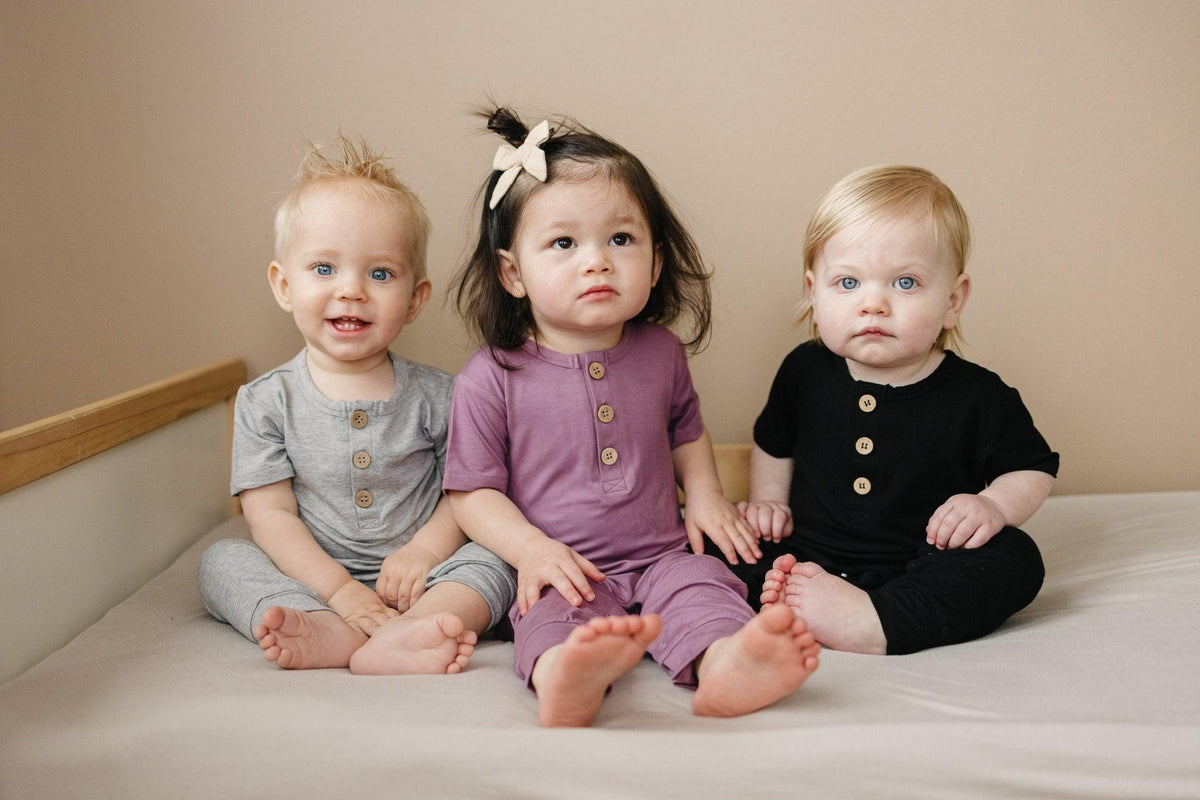 Bamboo Henley Romper - BIG FRENCHIES