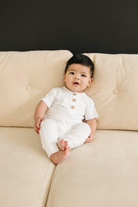 Bamboo Henley Romper - BIG FRENCHIES