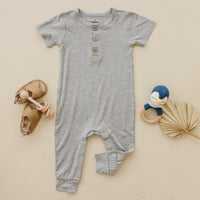 Bamboo Henley Romper - BIG FRENCHIES