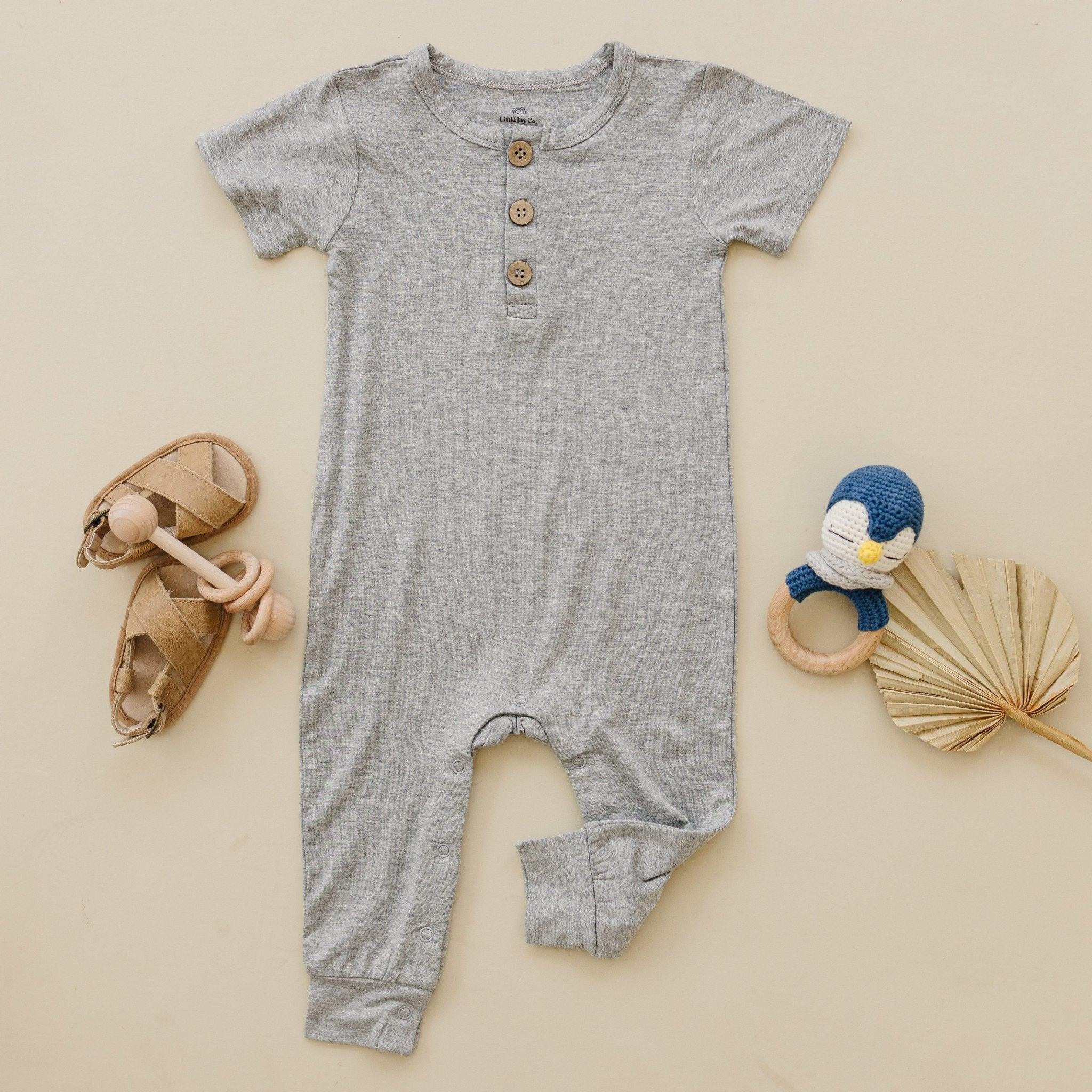 Bamboo Henley Romper - BIG FRENCHIES