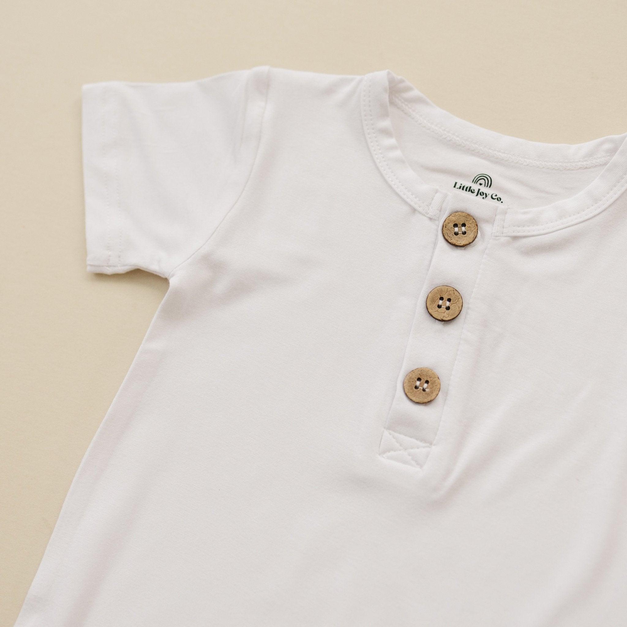 Bamboo Henley Romper - BIG FRENCHIES