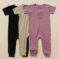 Bamboo Henley Romper - BIG FRENCHIES