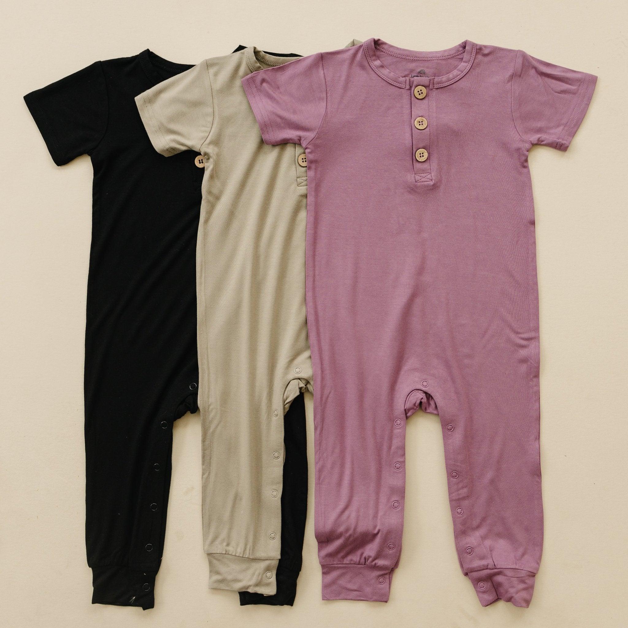 Bamboo Henley Romper - BIG FRENCHIES