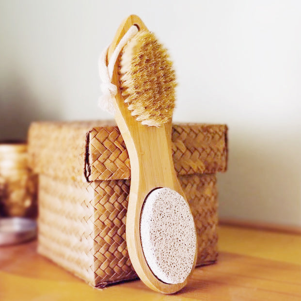 Bamboo Exfoliating Foot Pedicure Tool - BIG FRENCHIES