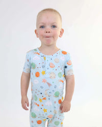 Bamboo Pull Up Romper - Cosmic - BIG FRENCHIES