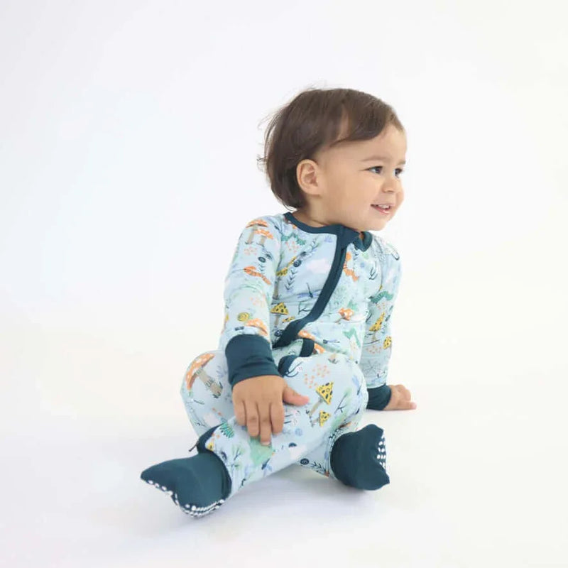 Bamboo Zipp Jammies - Critter Hollow - BIG FRENCHIES