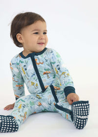 Bamboo Zipp Jammies - Critter Hollow - BIG FRENCHIES