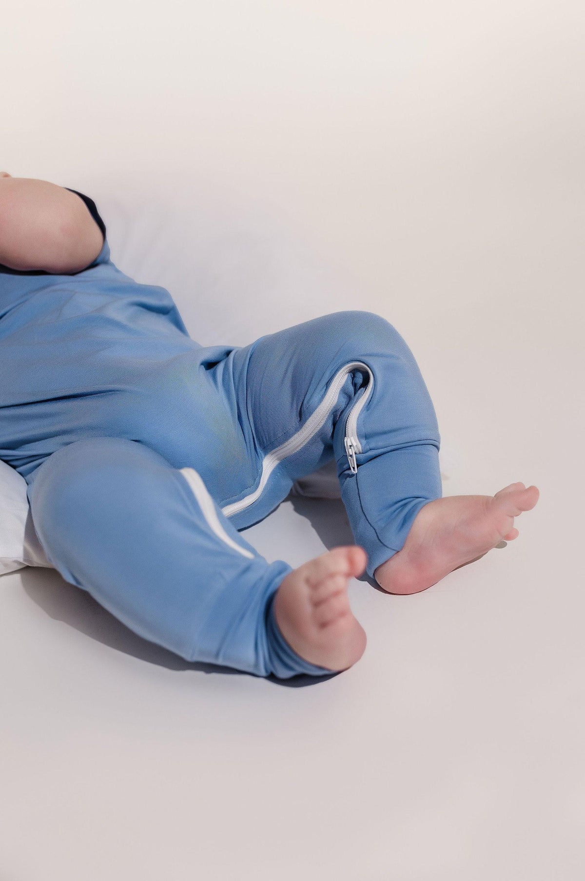 Ocean Bamboo Lyocell Zip Romper - BIG FRENCHIES