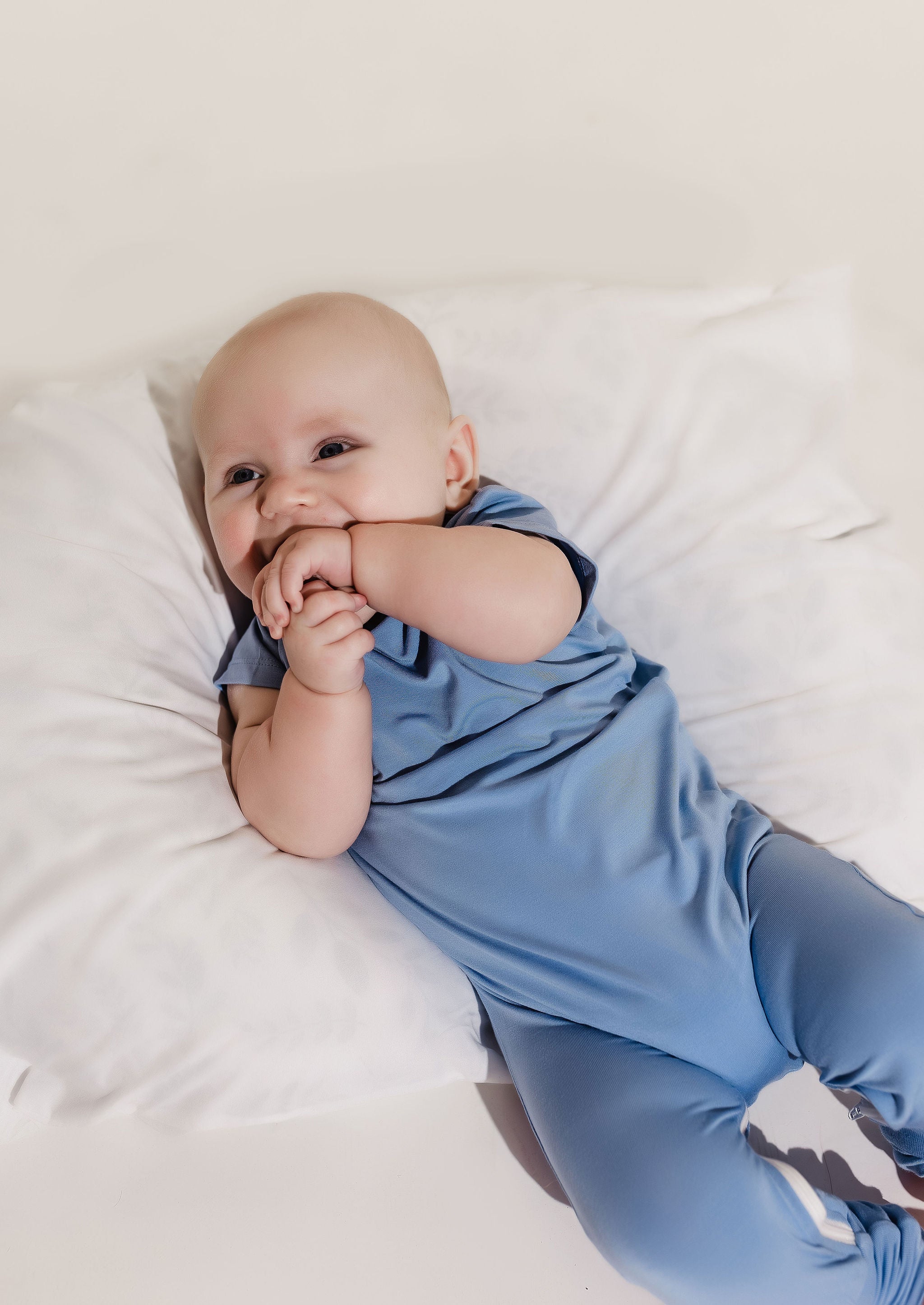 Ocean Bamboo Lyocell Zip Romper