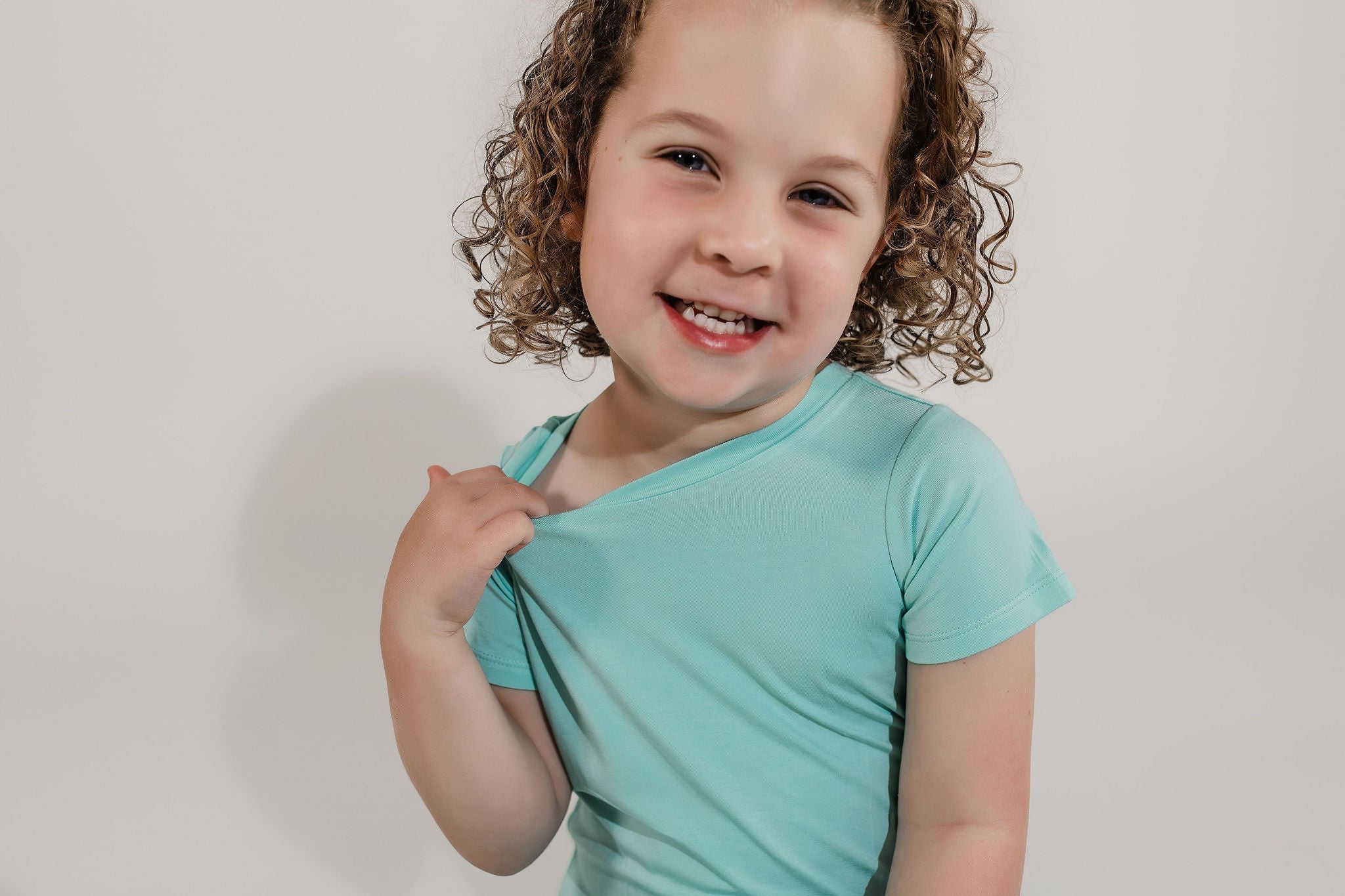 Mint Bamboo Lyocell Zip Romper