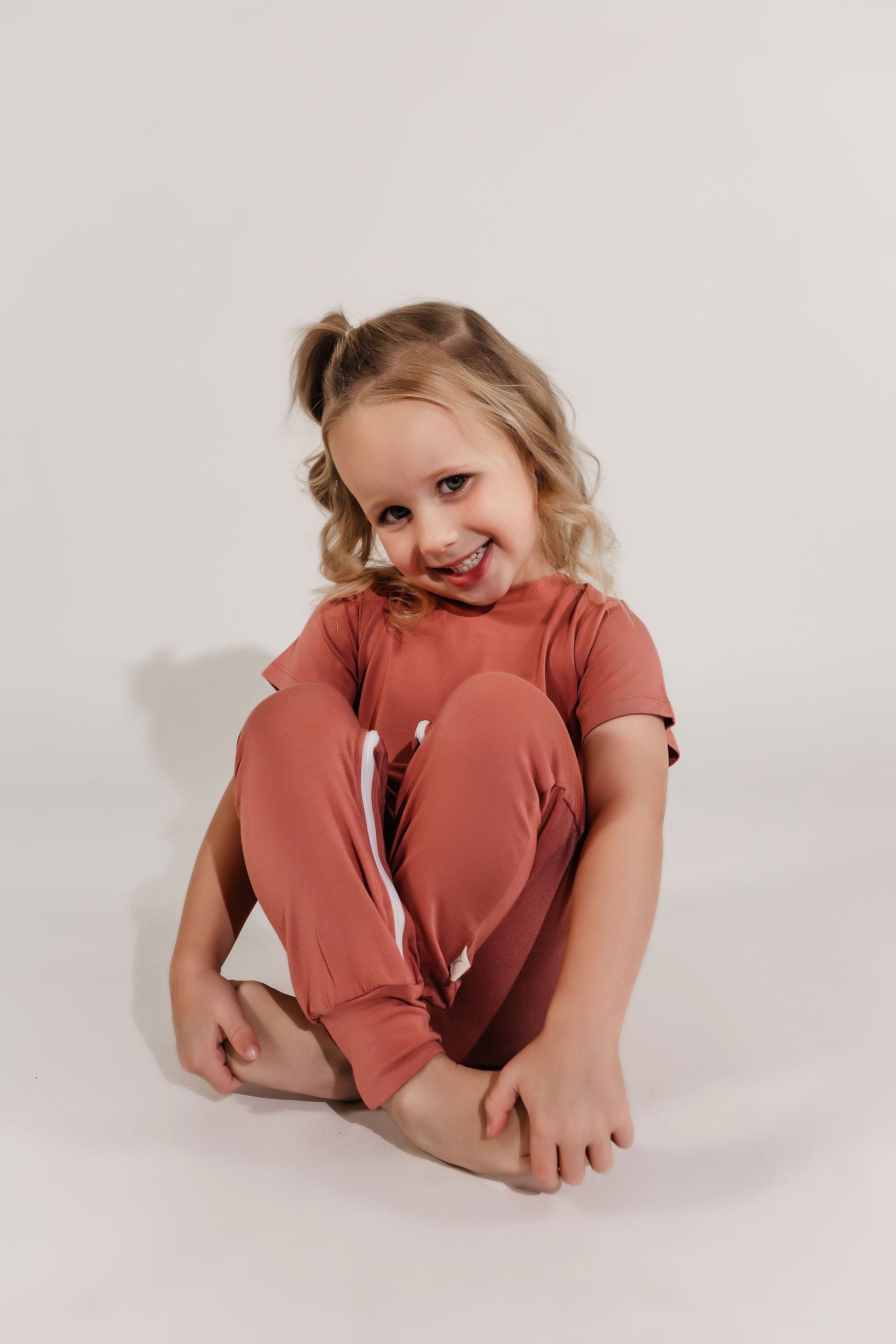 Mauve Bamboo Lyocell Zip Romper