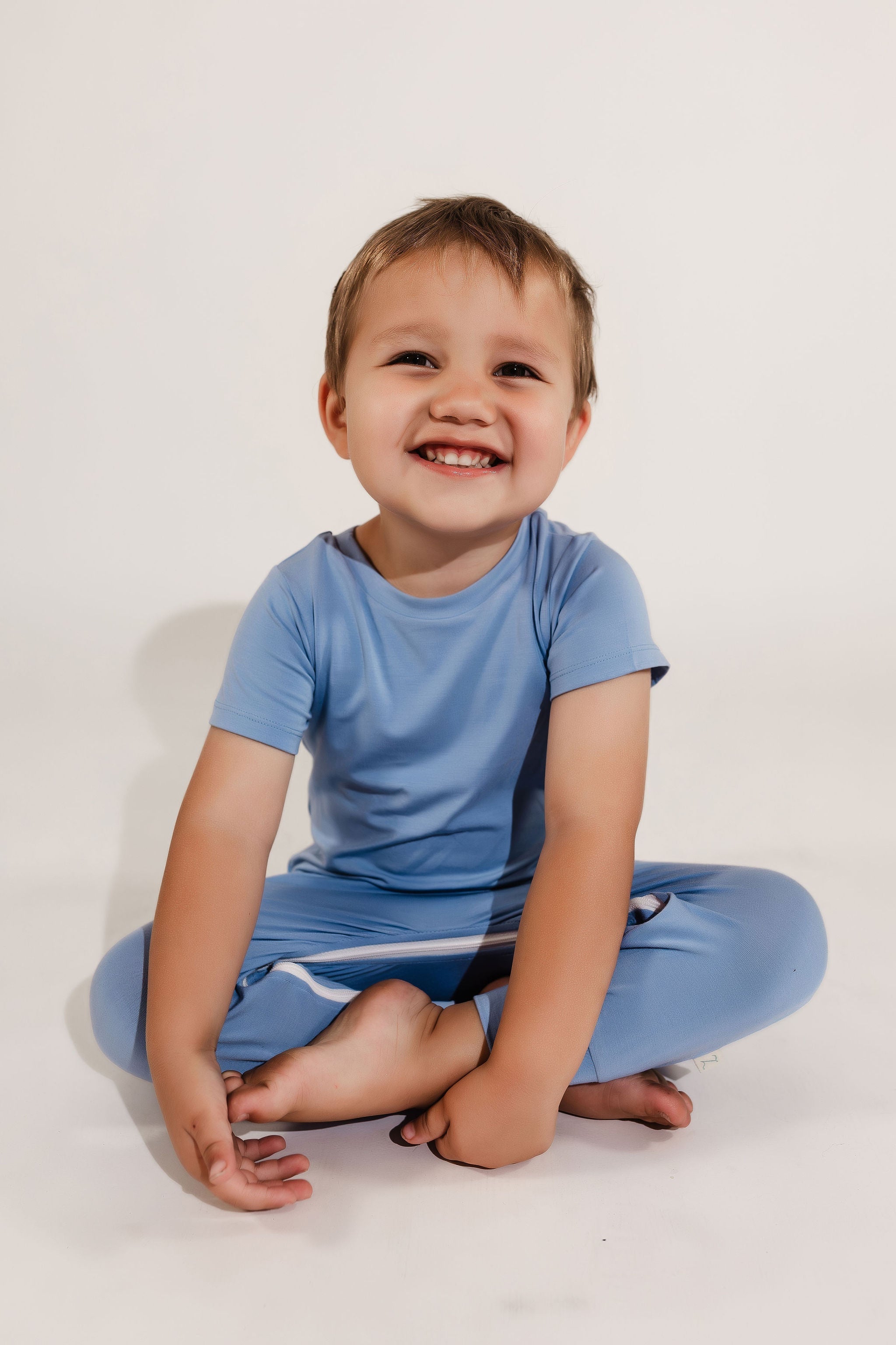 Ocean Bamboo Lyocell Zip Romper