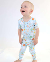 Bamboo Pull Up Romper - Cosmic - BIG FRENCHIES