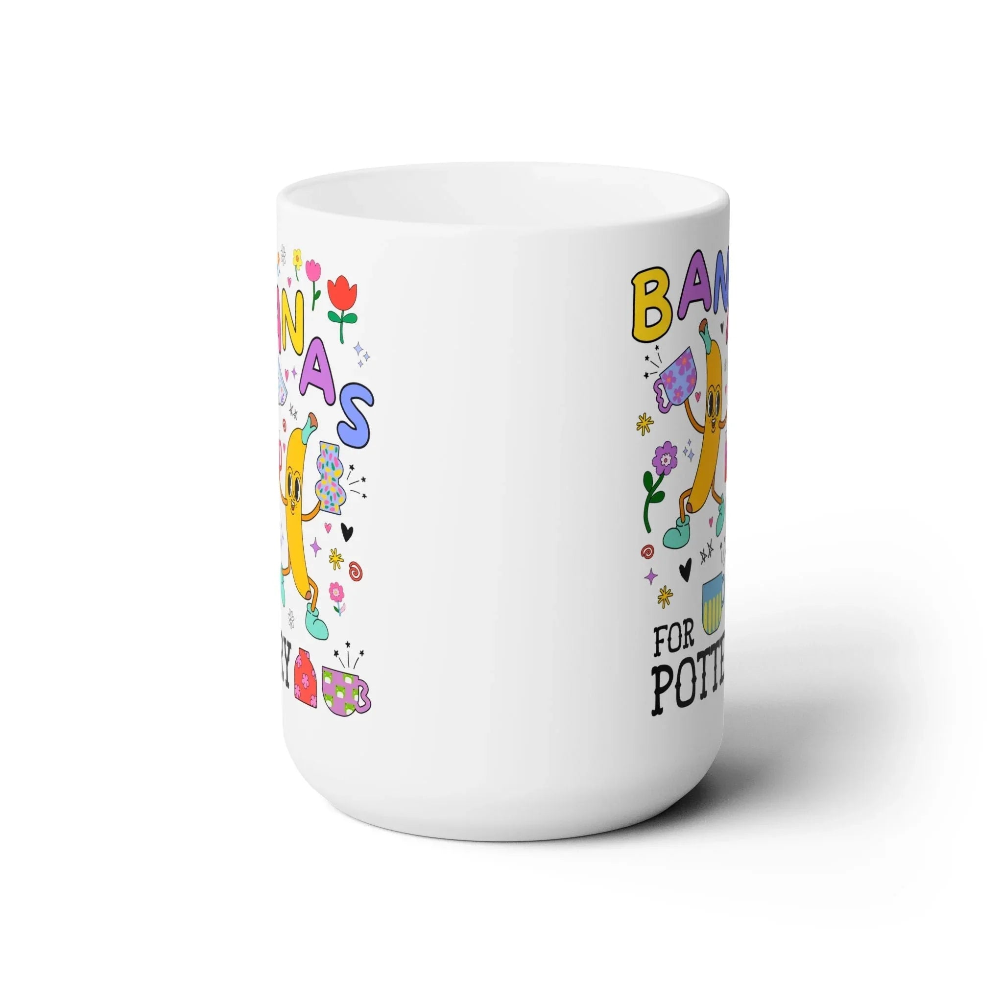 Bananas for Pottery Coffee Mug - BIG FRENCHIES