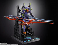NEON GENESIS EVANGELION - EVANGELIOIN TEST TYPE-01 (UNIT-01) 30TH WITH THE SPEAR OF GAIUS TAMASHII NATIONS METAL BUILD FIGURE