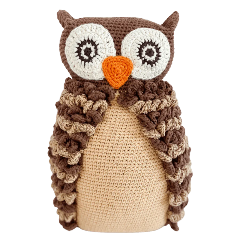 Barney the owl - brown - BIG FRENCHIES