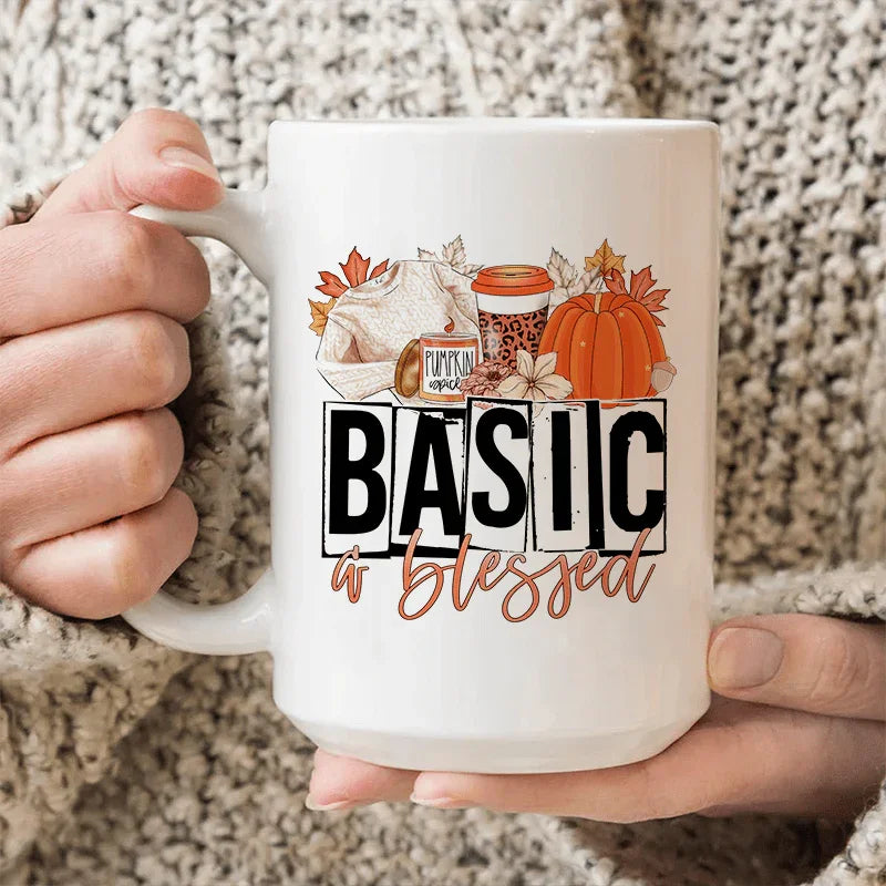 Basic & Blessed Ceramic Mug 15 oz - BIG FRENCHIES