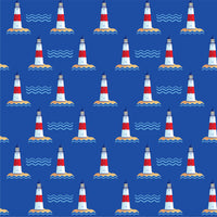 Hamptons Lighthouse Zippered Romper