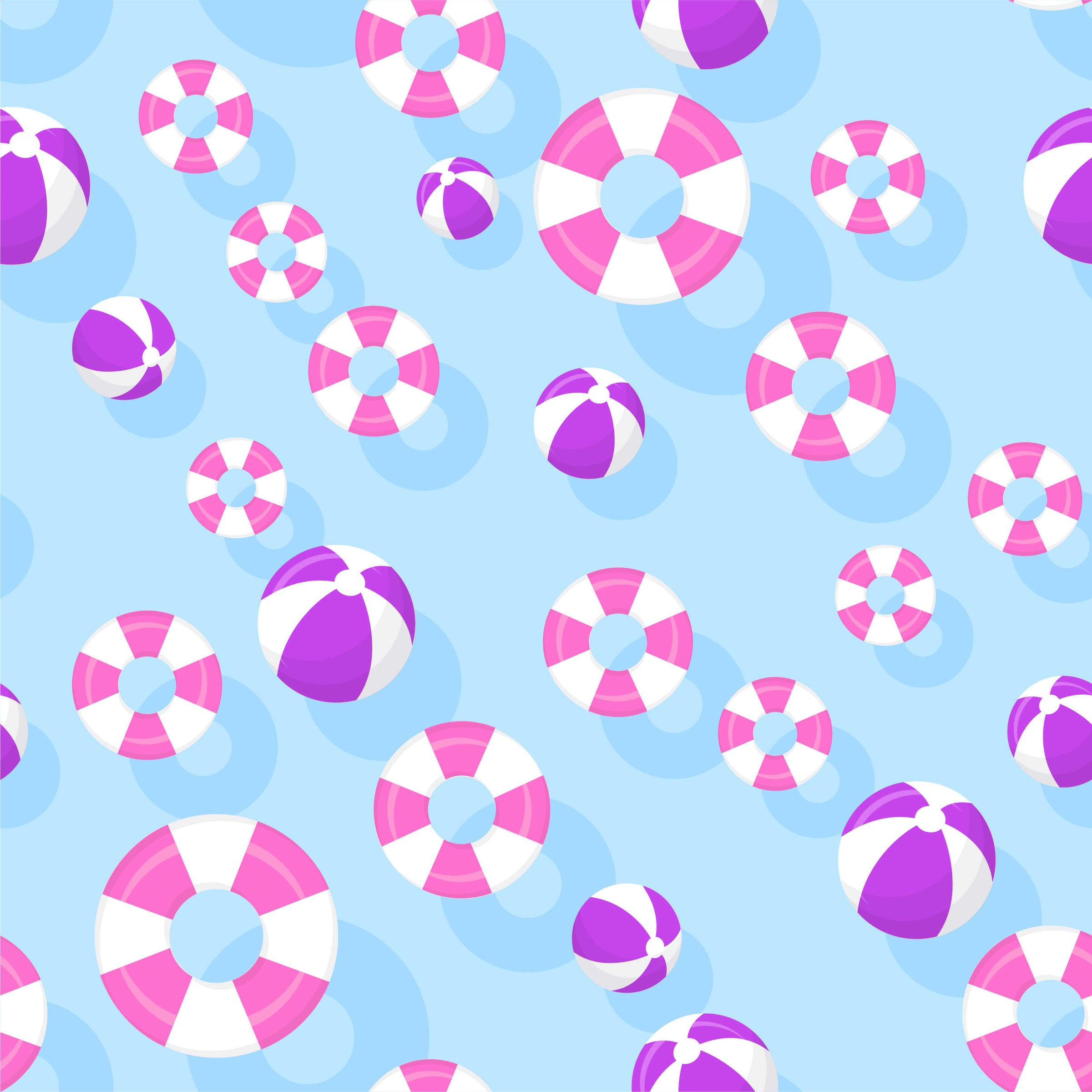 Hamptons Pool Party Pink Two-Piece Set