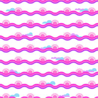 Hamptons Sunset Zippered Romper