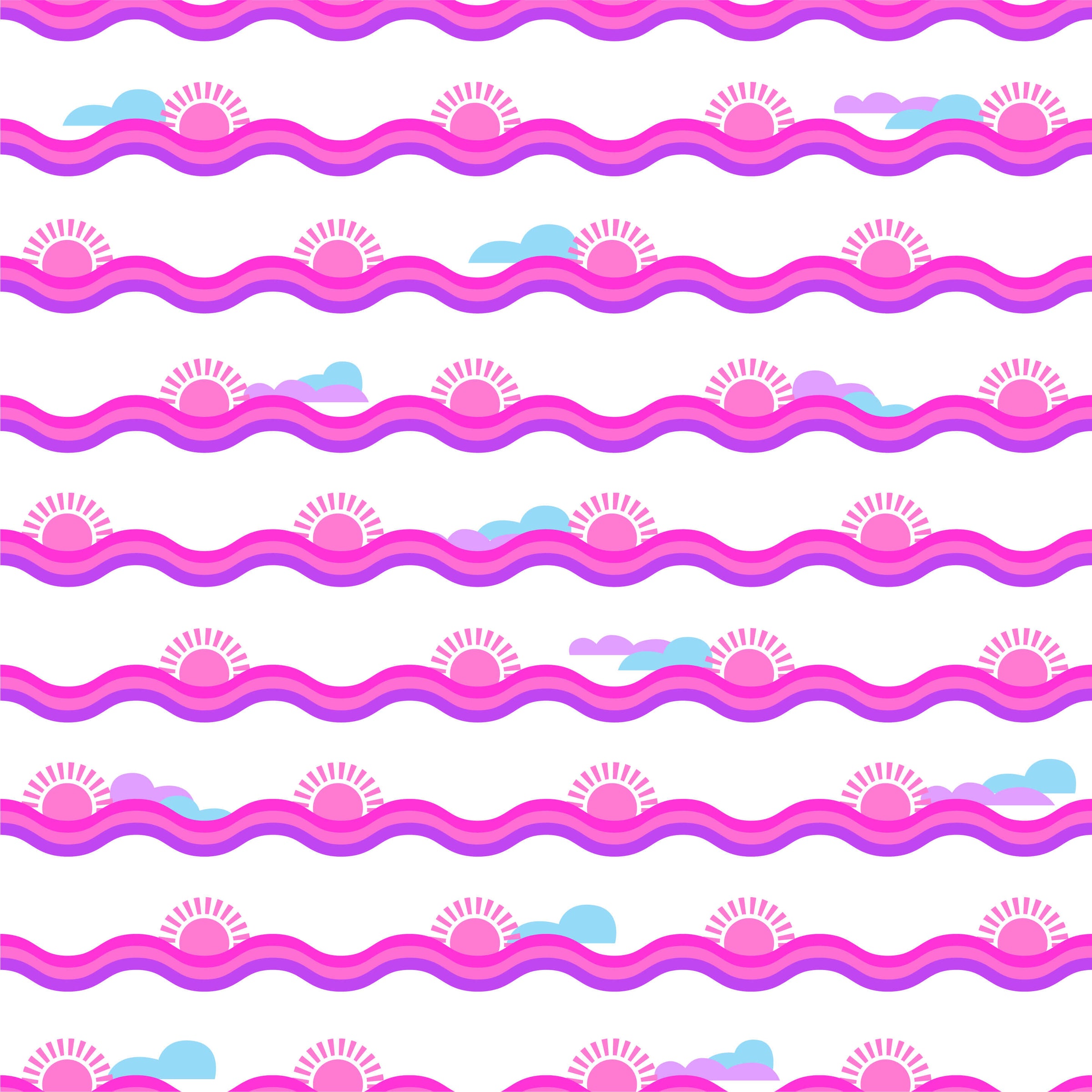 Hamptons Sunset Zippered Romper