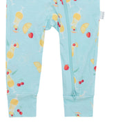 Miami Vice Fruit Smoothie Zippered Romper