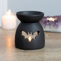 Gothic Black Bat Cut Out Oil Burner and Wax Warmer - BIG FRENCHIES