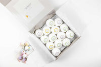 Bulk - 100 Natural Vegan Mix scents Bath Bombs - White - BIG FRENCHIES