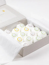 Bulk - 100 Natural Vegan Mix scents Bath Bombs - White - BIG FRENCHIES