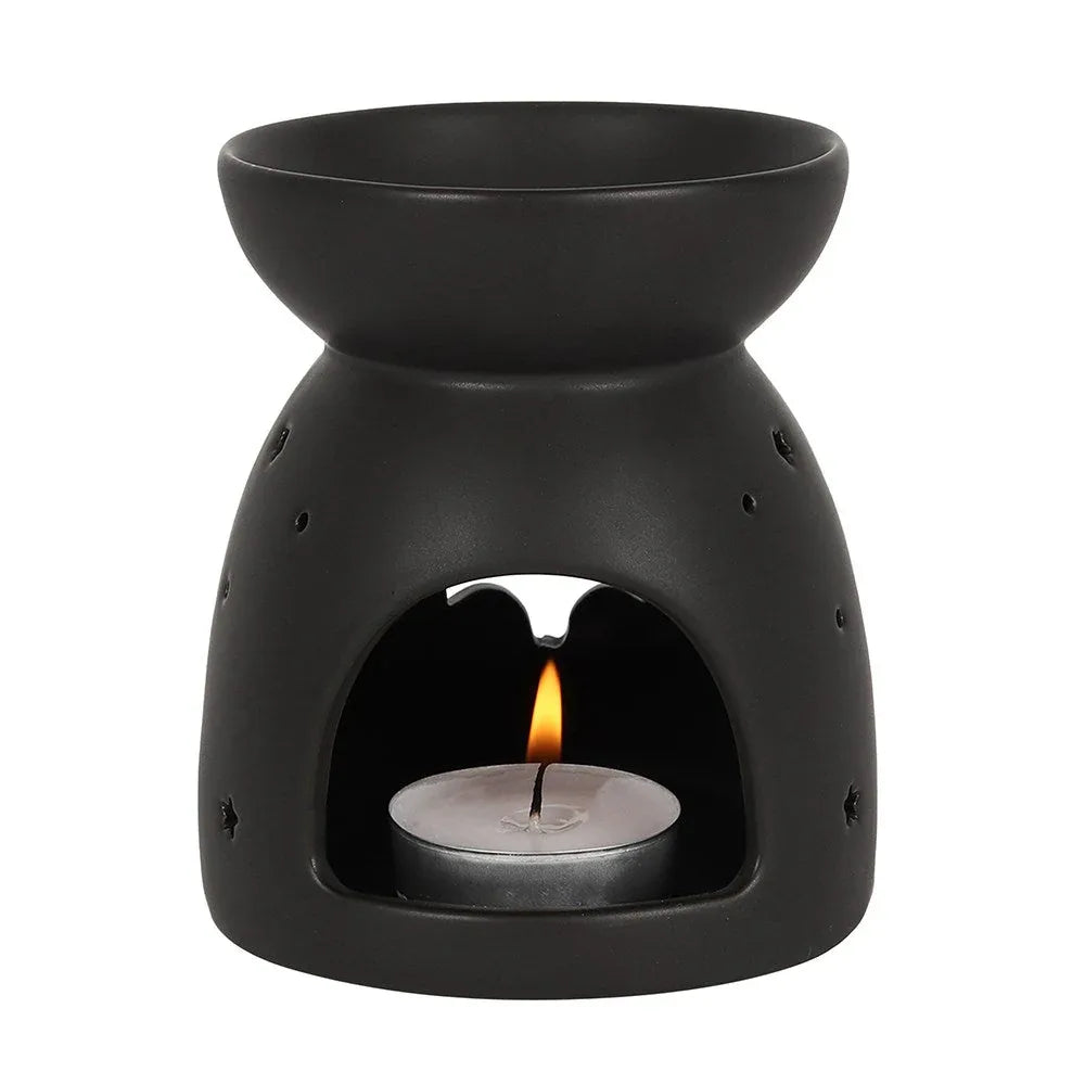 Gothic Black Bat Cut Out Oil Burner and Wax Warmer - BIG FRENCHIES