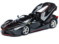 Ferrari LaFerrari F70 Aperta Black 1/24 Diecast Model Car by Bburago