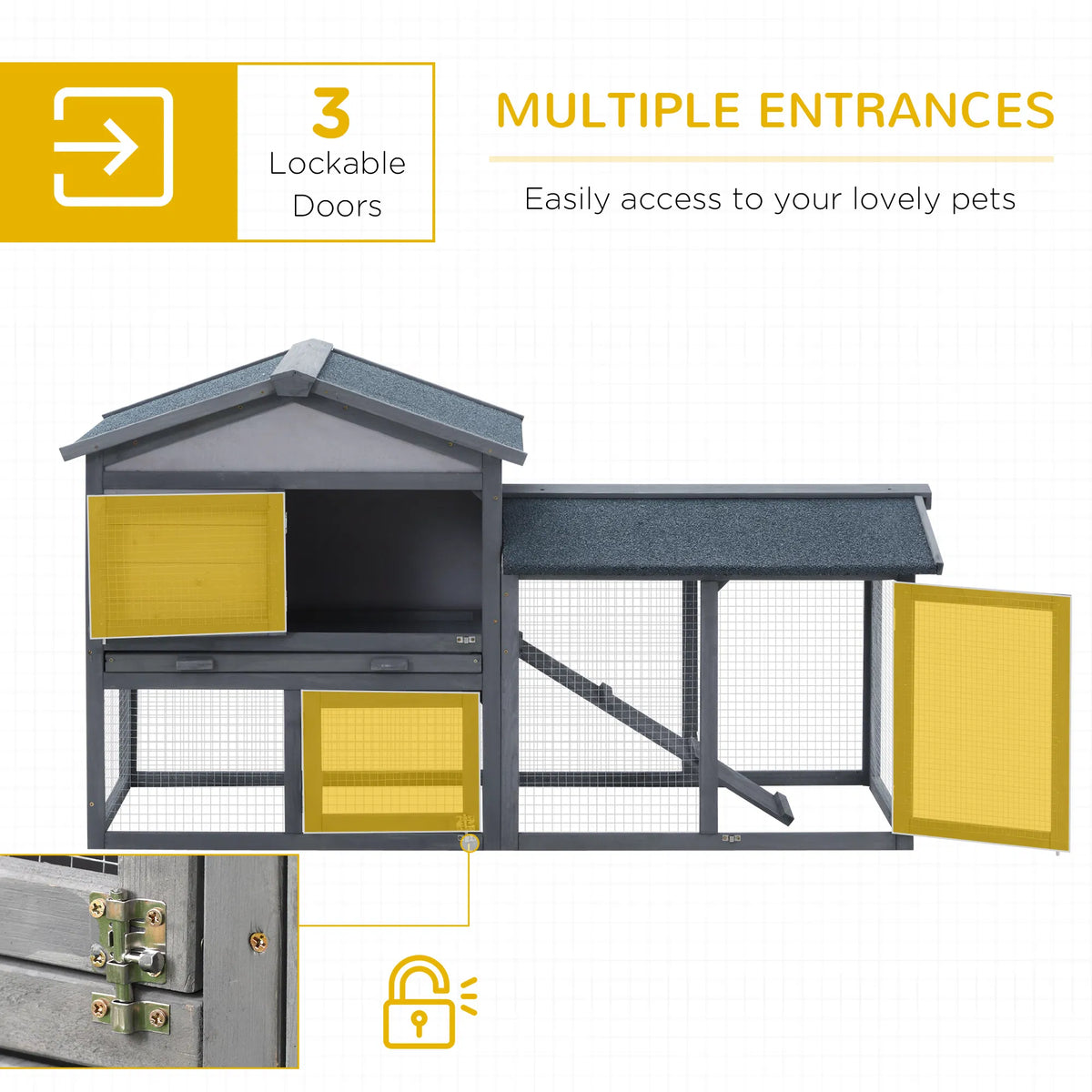 Rabbit Cage Outdoor, Rabbit House