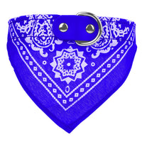1Pc Adjustable Bandana Leather Pet Collar Triangle Scarf