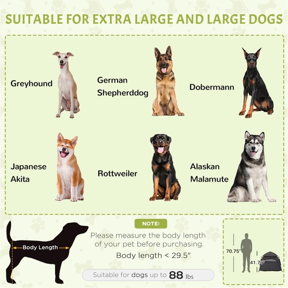 Pop Up Dog Tent / Pet Camping Tent