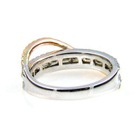 Natural 1.00ct Diamond Ring 14KT White Gold