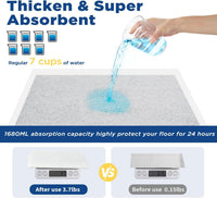 50-Pack Pet Training Pads Puppy Pads 5-Layer Leak-Proof Design 22-Inch Square Disposable Pads Super Absorbent Suitable F