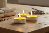 Tealight Beeswax Candles Aluminum Cups BULK - BIG FRENCHIES